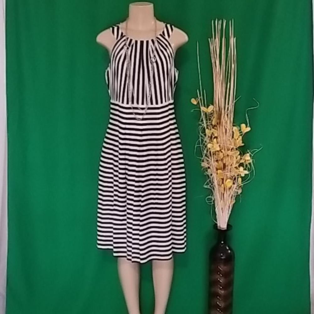Nine West Black  and White Sundress